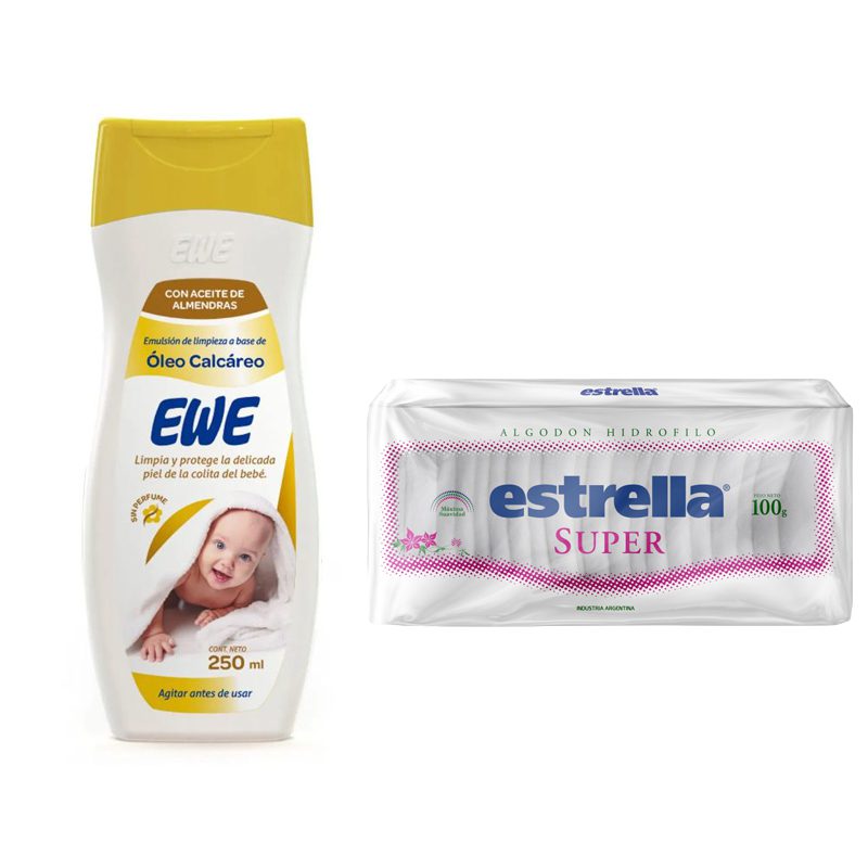EWE CON ACEITE DE ALMENDRAS ÓLEO CALCÁREO x250 ml