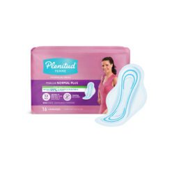 PLENITUD FEMME TOALLAS HIGIÉNICAS FEMENINAS NORMAL PLUS x16 un