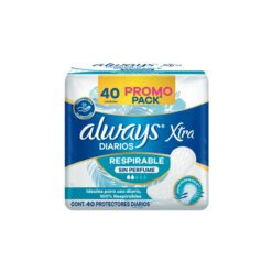 ALWAYS PROTECTORES DIARIOS RESPIRABLE x40 un