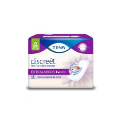 TENA PROTECTORES DIARIOS DISCREET EXTRA LARGOS SIN ALAS x15 un