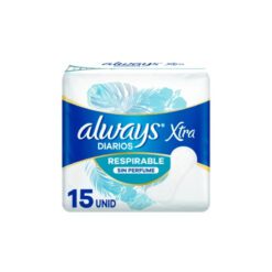 ALWAYS PROTECTORES DIARIOS RESPIRABLE x15 un