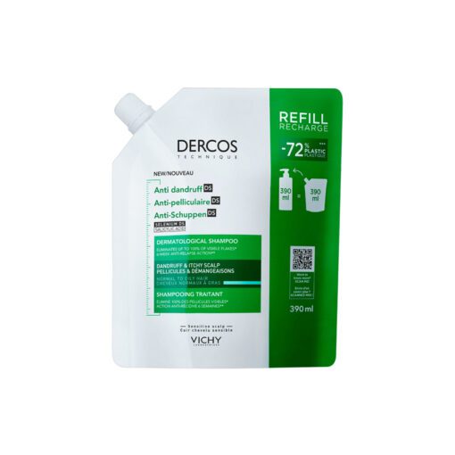VICHY DERCOS SHAMPOO ANTI-CASPA REFILL x300 ml