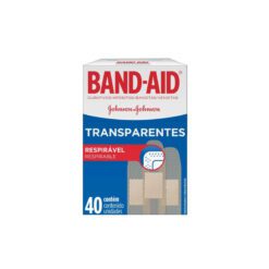 BAND AID APÓSITO ADHESIVO TRANSPARENTE x40 un