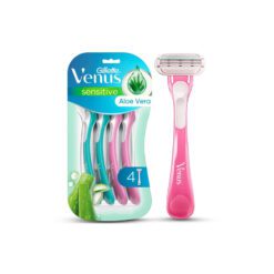 GILLETTE VENUS SENSITIVE MÁQUINA DE AFEITAR x4 un