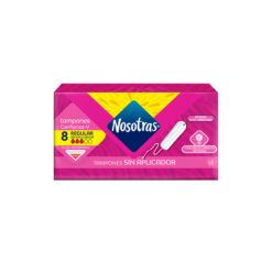 NOSOTRAS REGULAR SIN APLICADOR TAMPONES x8 un