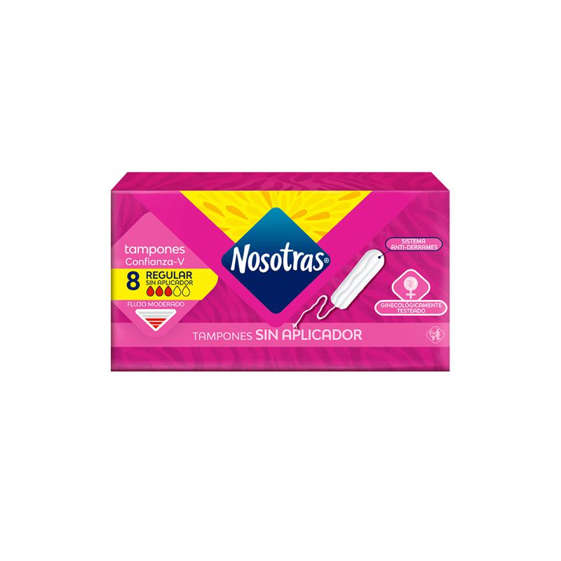 NOSOTRAS REGULAR SIN APLICADOR TAMPONES x8 un