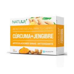 NATULIV CURCUMA + JENGIBRE ARTICULACIONES SANAS x30 caps