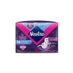 NOSOTRAS NOCTURNAS ULTRA DELGADAS TOALLAS FEMENINAS x14 un