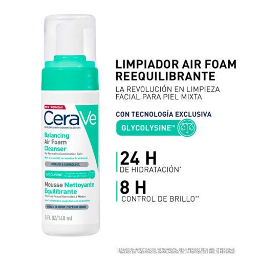 COMBO CERAVE AIR FOAM + OIL CONTROL - Imagen 2