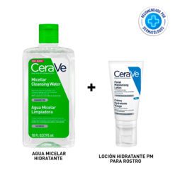 COMBO CERAVE AGUA MICELAR + LOCIÓN ROSTRO PM