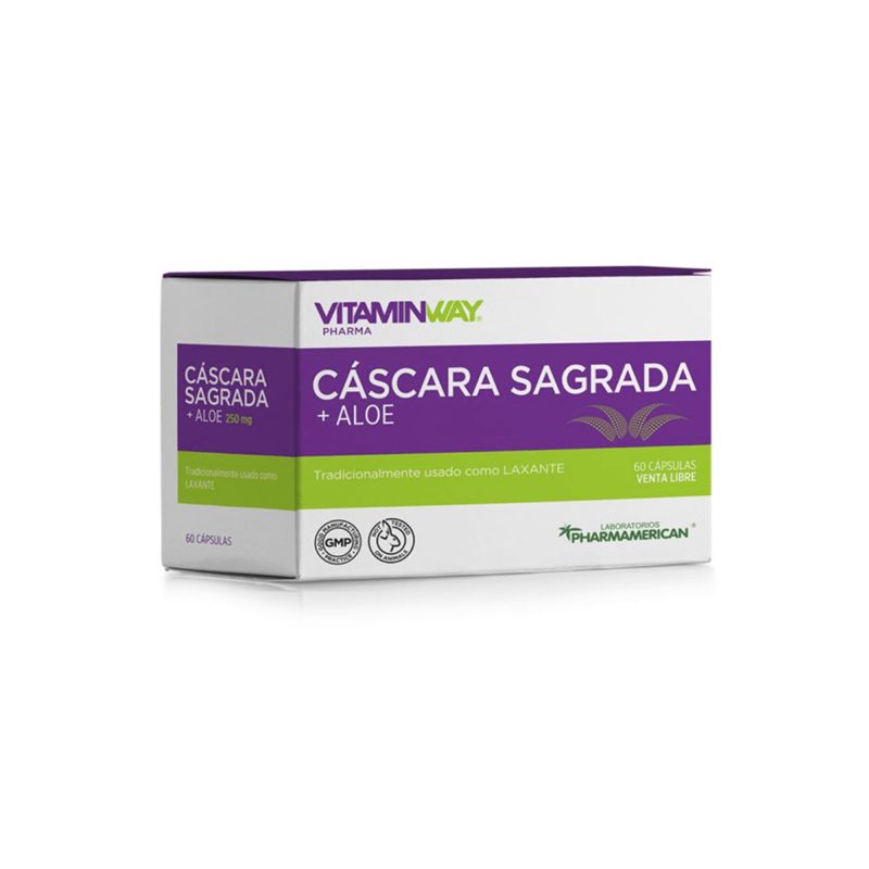 VITAMIN WAY CASCARA SAGRADA+ALOE x60 caps.