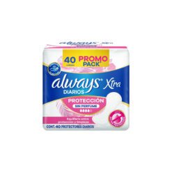 ALWAYS PROTECCION SIN PERFUME  PROTECTORES DIARIOS x40 un