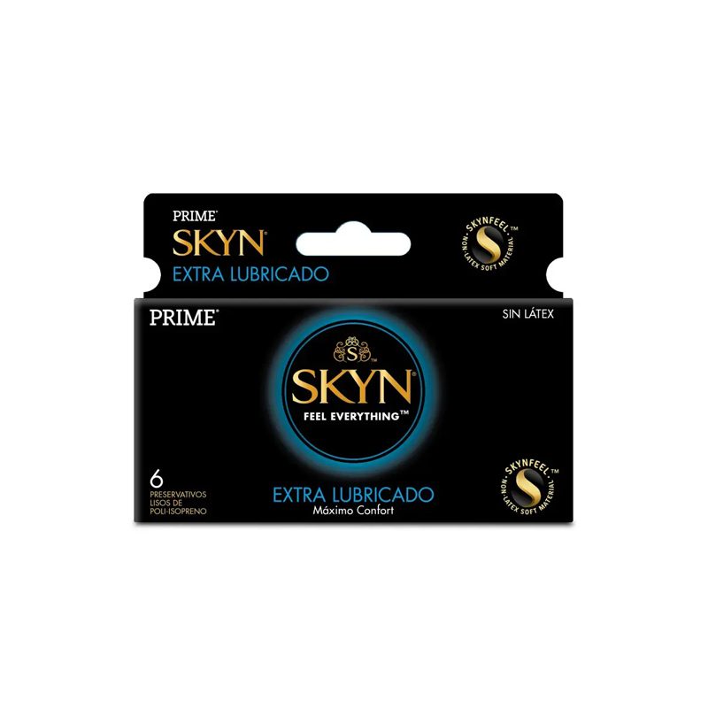 PRIME SKYN EXTRA LUBRICADO PRESERVATIVO x6 un
