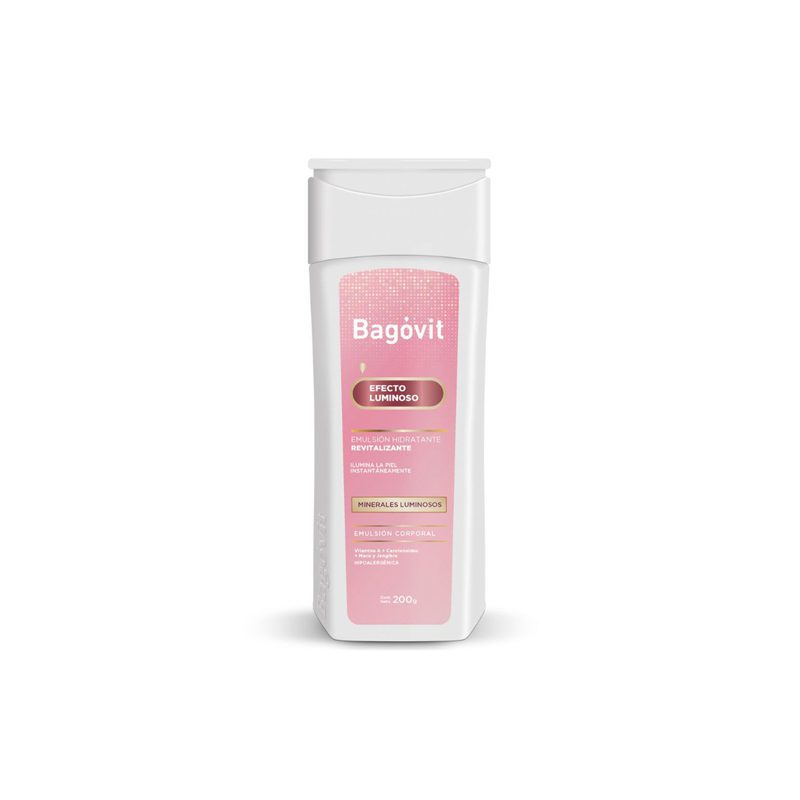 BAGÓVIT CORPORAL EFECTO LUMINOSO HIDRATANTE EMULSIÓN 200 ml