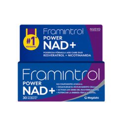 FRAMINTROL POWER NAD + RESVERATROL + NICOTINAMIDA ANTIOXIDANTE COMPRIMIDOS x30