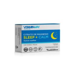 VITAMIN WAY CITRATO DE MAGNESIO SLEEP + CALM RELAJANTE NATURAL CÁPSULAS x30
