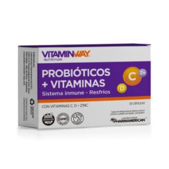 VITAMIN WAY PROBIOTICOS + VITAMINAS CÁPSULAS x30