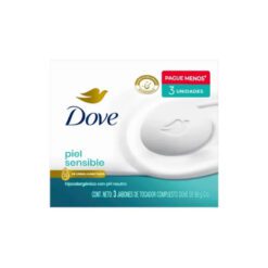 DOVE JABON DE TOCADOR PIEL SENSIBLE 3 un x90 gr
