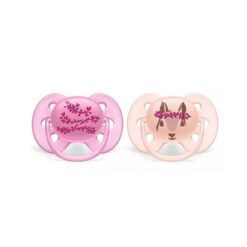 AVENT CHUPETE ULTRA SOFT DECO NENA 6-18M 2 un