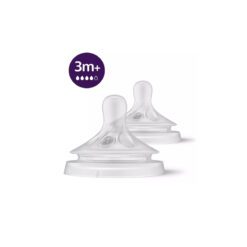 AVENT TETINAS NATURAL RESPONSE FLUJO RÁPIDO 3m+ 2 un