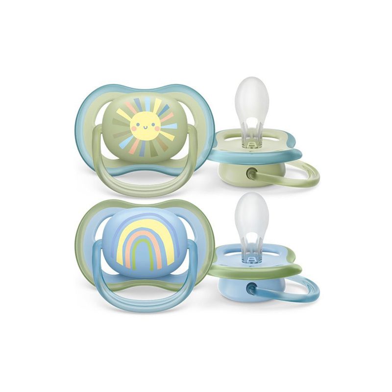 AVENT CHUPETES ULTRA AIR DECO 0-6M CELESTE 2 un