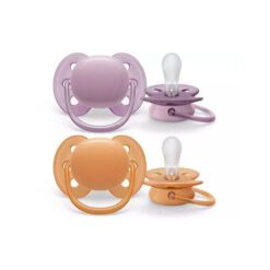 AVENT CHUPETE ULTRA SOFT LISO NENA 6-18M 2 un