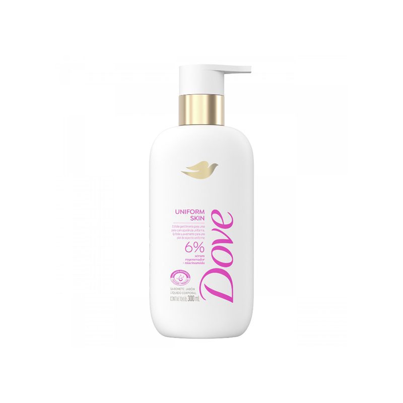 DOVE CORPORAL JABÓN LÍQUIDO UNIFIRM SKIN 300 ml